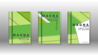 Kapak kitabı kavramı soyut geometrik arka plan renk ve şekillerin bir kombinasyonu ile