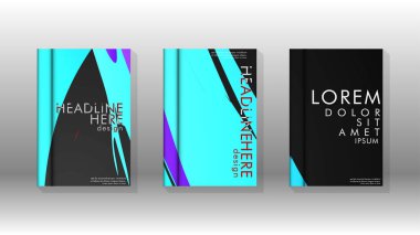 Kitap Kapağı renkli geometrik arka planlar.