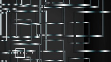 Modern Soyut Vektör Kutusu Arka Plan. beyaz degrade şeritler ile. eps 10 şablonu