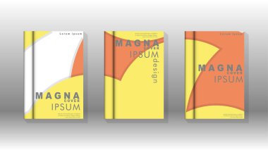 Kurumsal iş yıllık rapor kitap kapağı broşür el ilanı posteri için soyut düşük daire şekil arka plan. Eps10 vektör şablonu