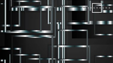 Modern Soyut Vektör Kutusu Arka Plan. beyaz degrade şeritler ile. eps 10 şablonu