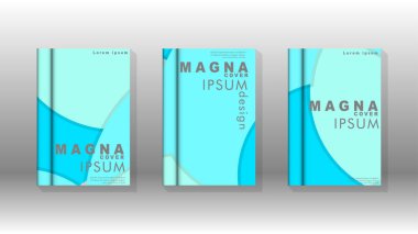 Kurumsal iş yıllık rapor kitap kapağı broşür el ilanı posteri için soyut düşük daire şekil arka plan. Eps10 vektör şablonu