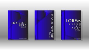 Soyut vektör düzeni arka planı. Broşürler, yıllık, dergi, vektör şablonları vb. için.