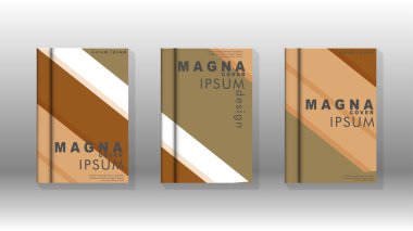 Kapak kitabı kavramı soyut geometrik arka plan renk ve şekillerin bir kombinasyonu ile