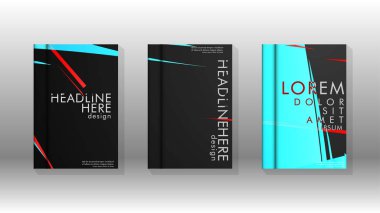 Kitap Kapağı renkli geometrik arka planlar.