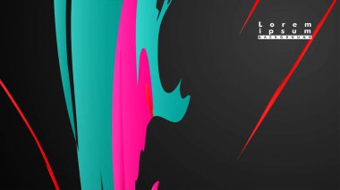 Renkli geometrik arka planlar. Basit form kompozisyonu. Eps10 vektör şablonu