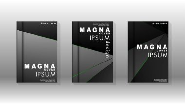 Arka plan kapağı tasarımı lüks çokgen desenler.yeşil üçgen çizgi