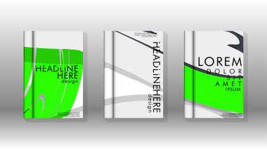 Arka kapak sıvı elemanları ile. Tasarım kavramı kitap. Fütüristik iş düzeni. Dijital poster şablonu. Tasarlamak vektör - eps10