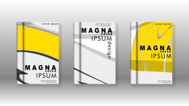 Arka kapak sıvı elemanları ile. Tasarım kavramı kitap. Fütüristik iş düzeni. Dijital poster şablonu. Tasarlamak vektör - eps10