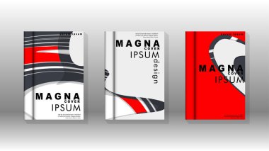 Arka kapak sıvı elemanları ile. Tasarım kavramı kitap. Fütüristik iş düzeni. Dijital poster şablonu. Tasarlamak vektör - eps10