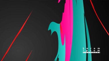 Renkli geometrik arka planlar. Basit form kompozisyonu. Eps10 vektör şablonu