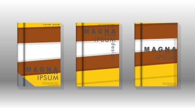 Kapak kitabı kavramı soyut geometrik arka plan renk ve şekillerin bir kombinasyonu ile