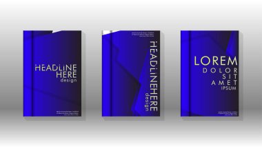 Soyut vektör düzeni arka planı. Broşürler, yıllık, dergi, vektör şablonları vb. için.