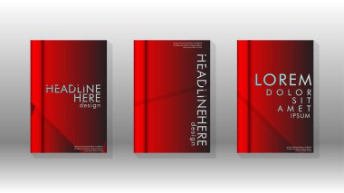 Soyut vektör düzeni arka planı. Broşürbroşürler, yıllık dergi vektör şablonları vb. için.