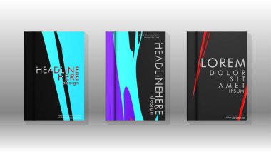 Kitap Kapağı renkli geometrik arka planlar.