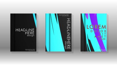 Kitap Kapağı renkli geometrik arka planlar.