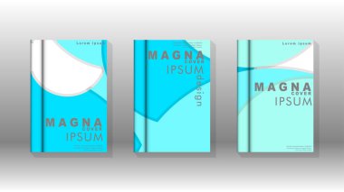 Kurumsal iş yıllık rapor kitap kapağı broşür el ilanı posteri için soyut düşük daire şekil arka plan. Eps10 vektör şablonu