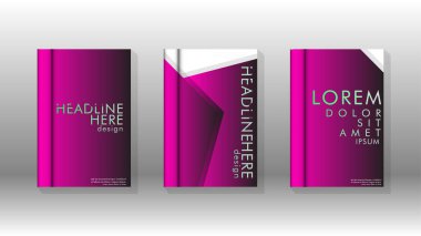 Soyut vektör düzeni arka planı. Broşürler, yıllık, dergi, vektör şablonları vb. için Eps 10'da altıgen desenlerin modern tasarımı