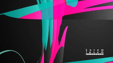 Renkli geometrik arka planlar. Basit form kompozisyonu. Eps10 vektör şablonu