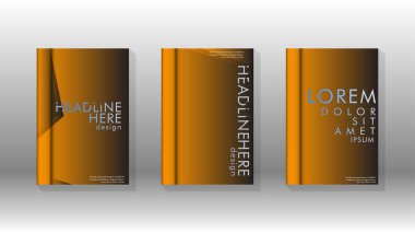 Soyut vektör düzeni arka planı. Broşürler, yıllık, dergi, vektör şablonları vb. için.