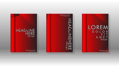 Soyut vektör düzeni arka planı. Broşürbroşürler, yıllık dergi vektör şablonları vb. için.