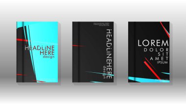 Kitap Kapağı renkli geometrik arka planlar.