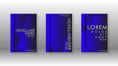 Soyut vektör düzeni arka planı. Broşürler, yıllık, dergi, vektör şablonları vb. için.