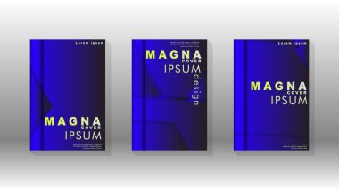 Soyut vektör düzeni arka planı. Broşürler, yıllık, dergi, vektör şablonları vb. için.