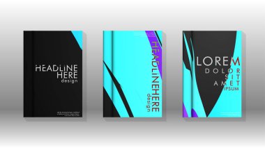 Kitap Kapağı renkli geometrik arka planlar.