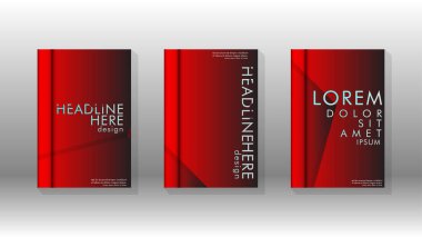 Soyut vektör düzeni arka planı. Broşürbroşürler, yıllık dergi vektör şablonları vb. için.