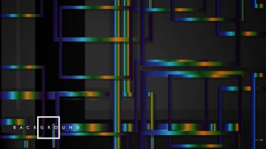 Modern Soyut Vektör Kutusu Arka Plan. renkli degrade şeritler ile. eps 10 şablonu