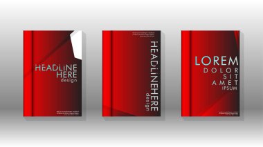 Soyut vektör düzeni arka planı. Broşürbroşürler, yıllık dergi vektör şablonları vb. için.