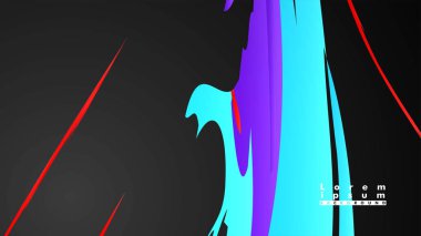 Renkli geometrik arka planlar. Basit form kompozisyonu. Eps10 vektör şablonu