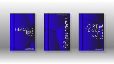 Soyut vektör düzeni arka planı. Broşürler, yıllık, dergi, vektör şablonları vb. için.