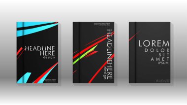 Kitap Kapağı renkli geometrik arka planlar.