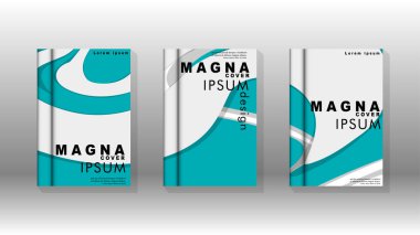 Arka kapak sıvı elemanları ile. Tasarım kavramı kitap. Fütüristik iş düzeni. Dijital poster şablonu. Tasarlamak vektör - eps10