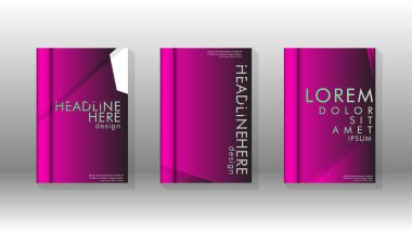 Soyut vektör düzeni arka planı. Broşürler, yıllık, dergi, vektör şablonları vb. için Eps 10'da altıgen desenlerin modern tasarımı