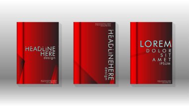 Soyut vektör düzeni arka planı. Broşürbroşürler, yıllık dergi vektör şablonları vb. için.