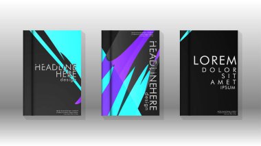 Kitap Kapağı renkli geometrik arka planlar.