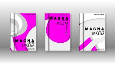 Arka kapak sıvı elemanları ile. Tasarım kavramı kitap. Fütüristik iş düzeni. Dijital poster şablonu. Tasarlamak vektör - eps10