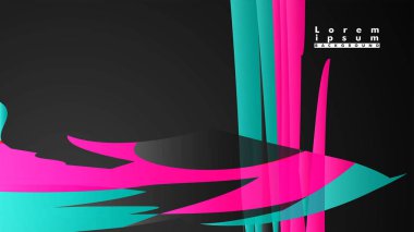 Renkli geometrik arka planlar. Basit form kompozisyonu. Eps10 vektör şablonu