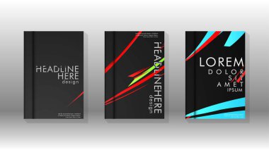 Kitap Kapağı renkli geometrik arka planlar.