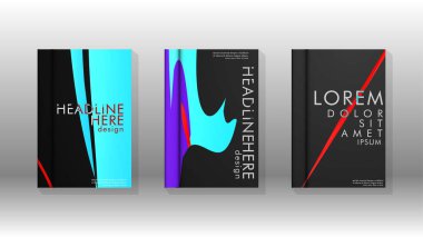 Kitap Kapağı renkli geometrik arka planlar.