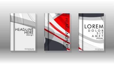 Arka kapak sıvı elemanları ile. Tasarım kavramı kitap. Fütüristik iş düzeni. Dijital poster şablonu. Tasarlamak vektör - eps10