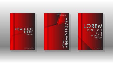 Soyut vektör düzeni arka planı. Broşürbroşürler, yıllık dergi vektör şablonları vb. için.