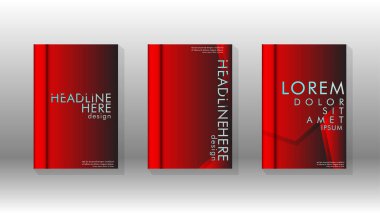 Soyut vektör düzeni arka planı. Broşürbroşürler, yıllık dergi vektör şablonları vb. için.