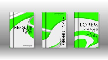 Arka kapak sıvı elemanları ile. Tasarım kavramı kitap. Fütüristik iş düzeni. Dijital poster şablonu. Tasarlamak vektör - eps10