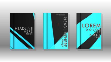 Kitap Kapağı renkli geometrik arka planlar.