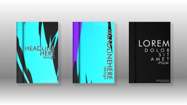 Kitap Kapağı renkli geometrik arka planlar.