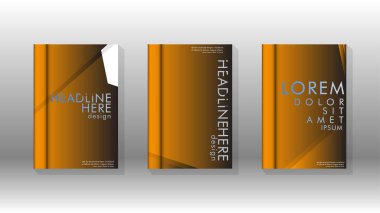 Soyut vektör düzeni arka planı. Broşürler, yıllık, dergi, vektör şablonları vb. için.